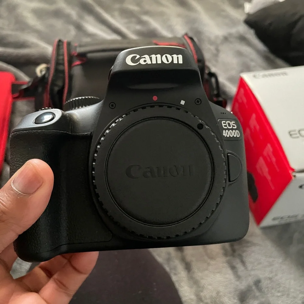 Canon EOS 4000D DSLR Camera with 18-55mm Lens - Black